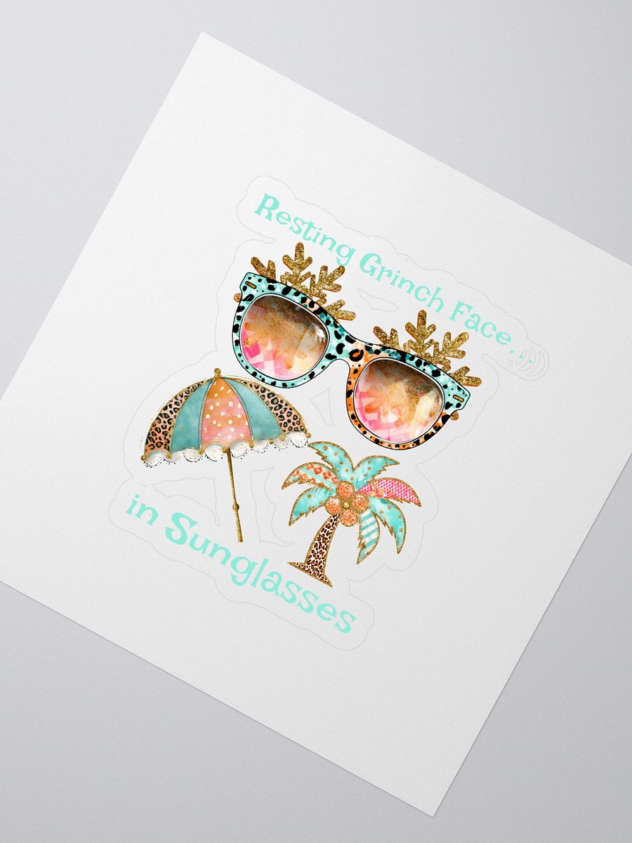 Resting Beach Face Sticker Set product image (4)