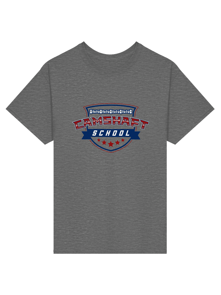 T-shirt - Red White and Blue on Graphite Heather product image (1)