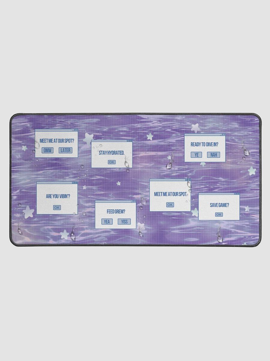 Aquarium Windows Deskmat - Purple product image (1)