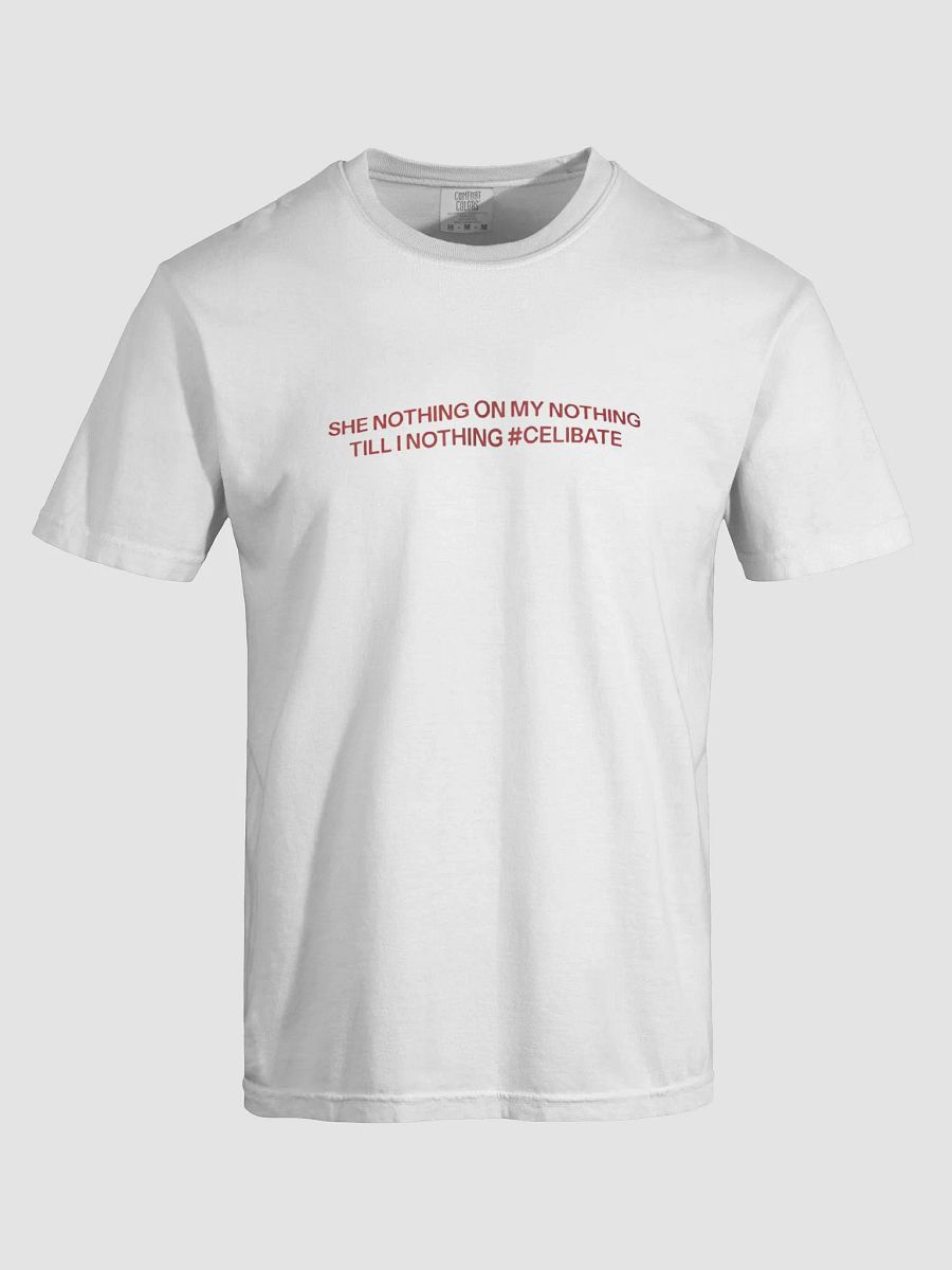 SHE NOTHING ON MY NOTHING TILL I NOTHING #CELIBATE SHIRT product image (5)