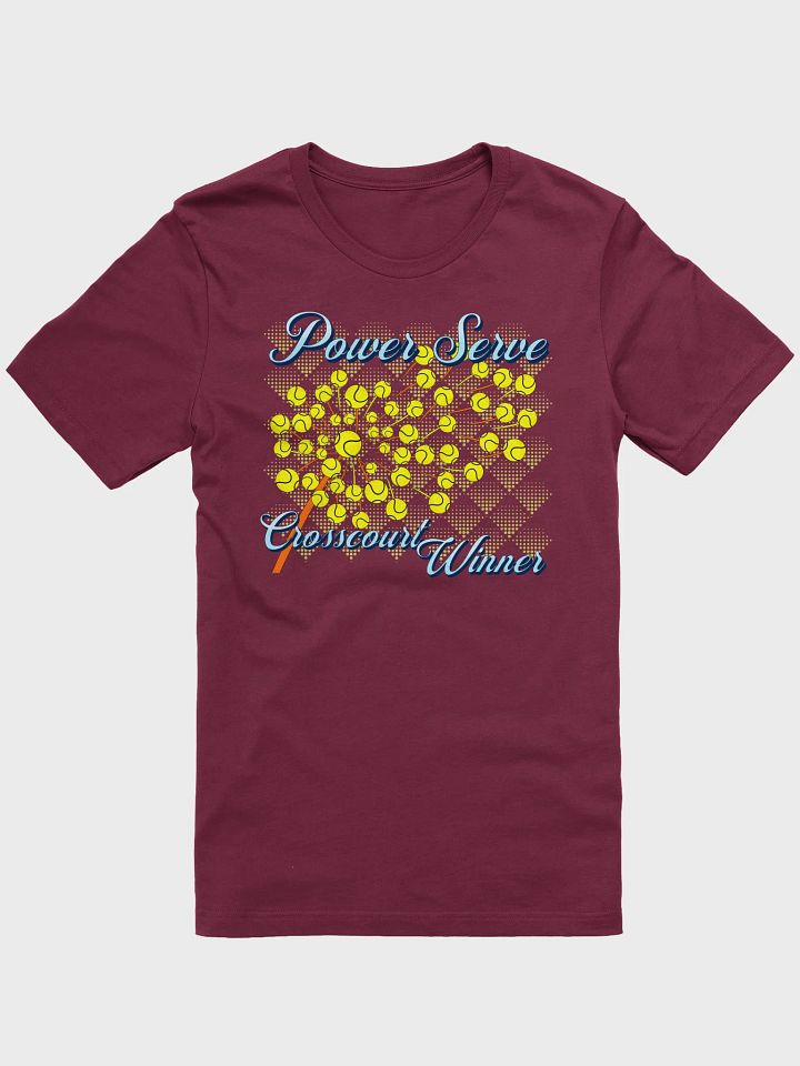 Dandelion Tennis Power Serve Crosscourt Winner T-Shirt product image (7)