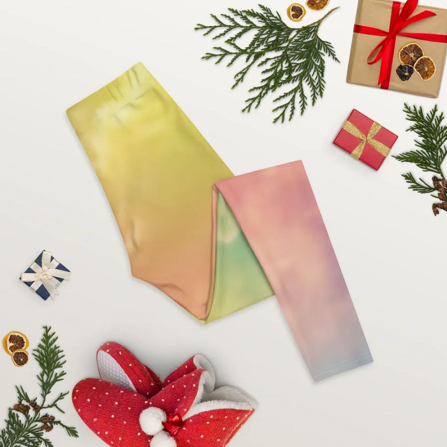 Blur cloud rainbow Design Legging - V12 product image (8)