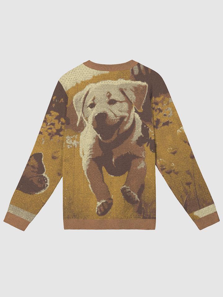 Tail-Wagging Fun: The Classic Jacquard Crewneck Sweater for Dog Lovers product image (8)