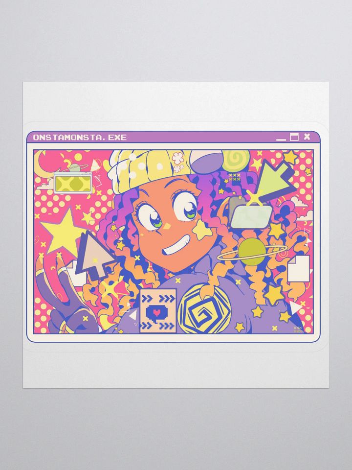 Sunset What is Today? Kiss-Cut Sticker product image (1)