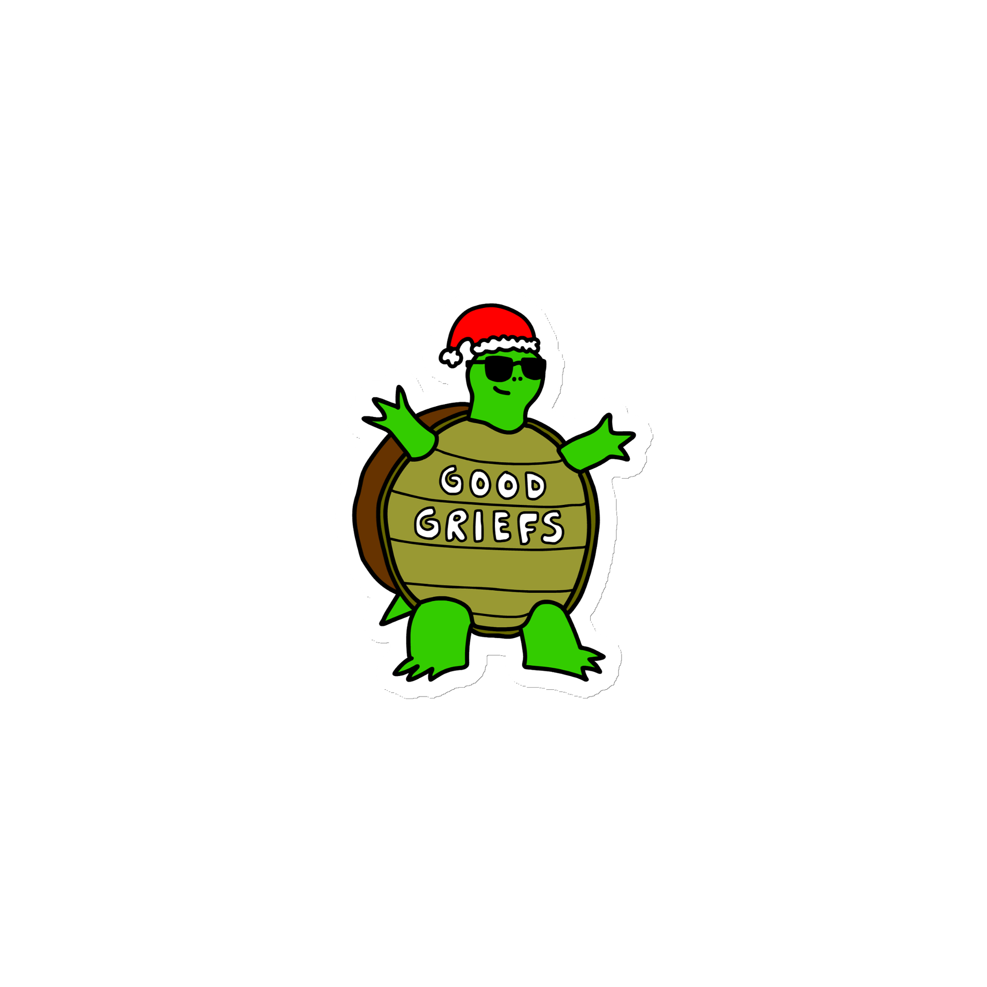 Santa Turt Magnet product image (1)