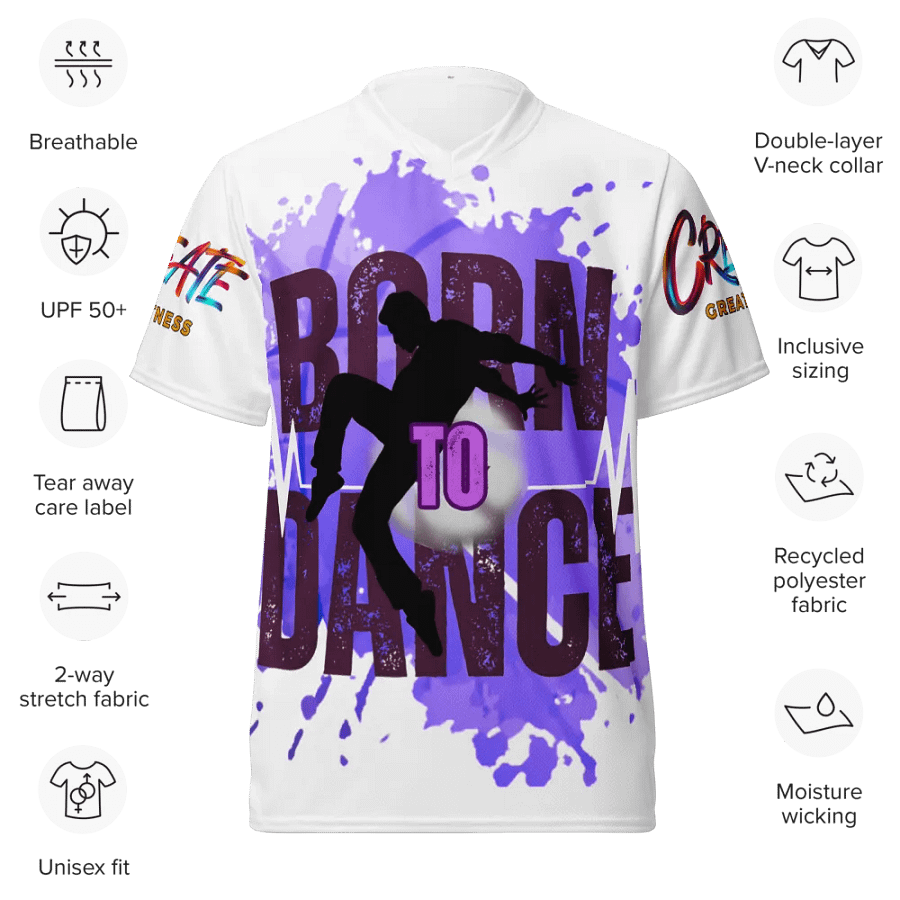 Dynamic Born to Dance His Silhouette All-Over Print Jersey product image (10)