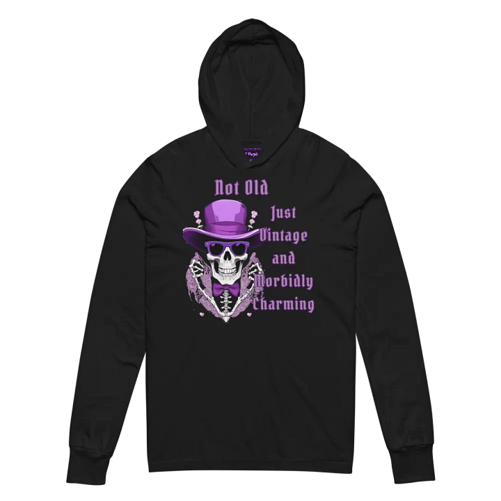 Vintage & Morbidly Charming Hooded Tee product image (2)