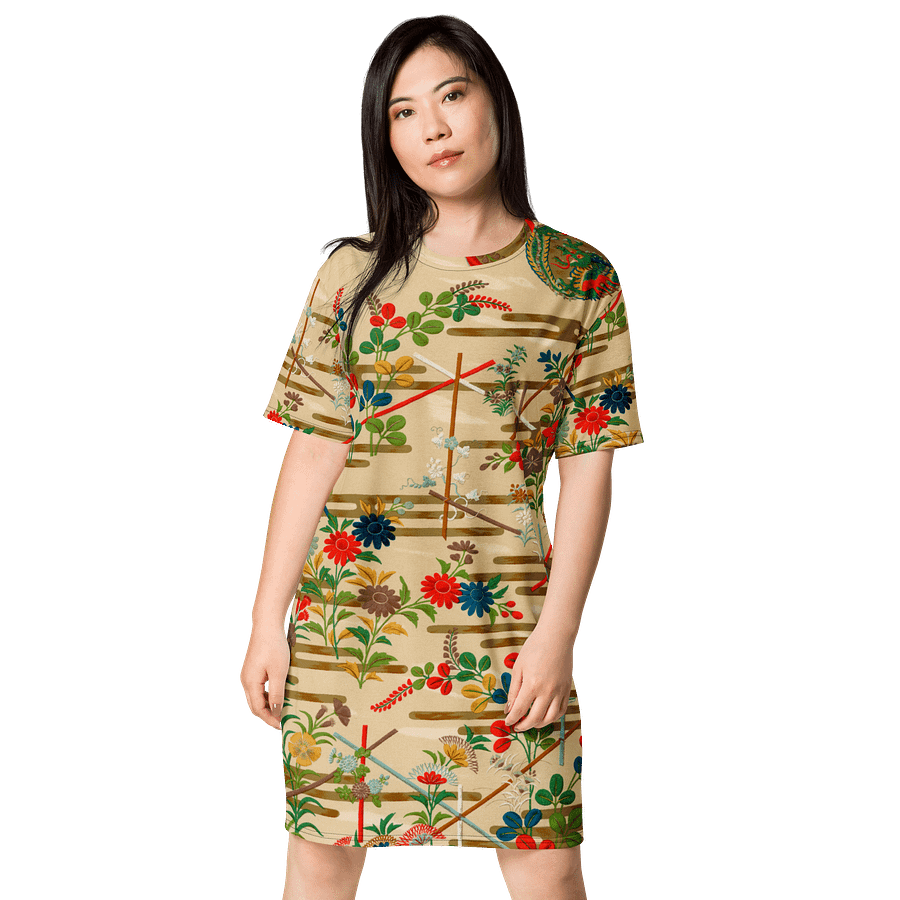 Vintage Painting. T-Shirt Dress product image (1)