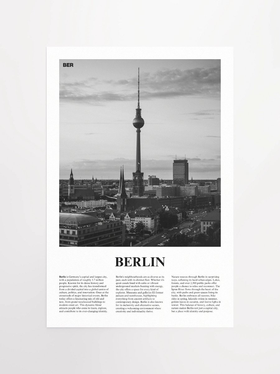 Berlin 01 Newspaper Poster product image (5)