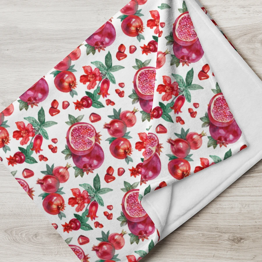 Pomegranate Pattern Blanket for Rosh Hashanah product image (8)