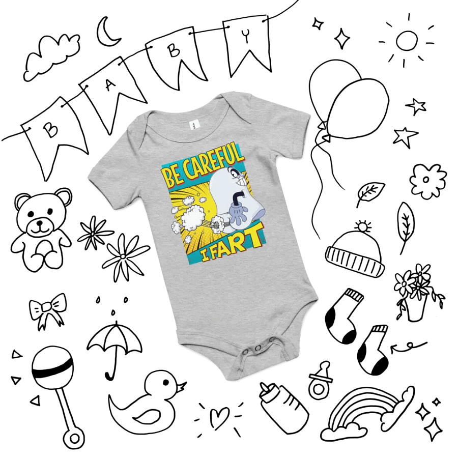 Be Careful, I Fart baby onesie product image (51)