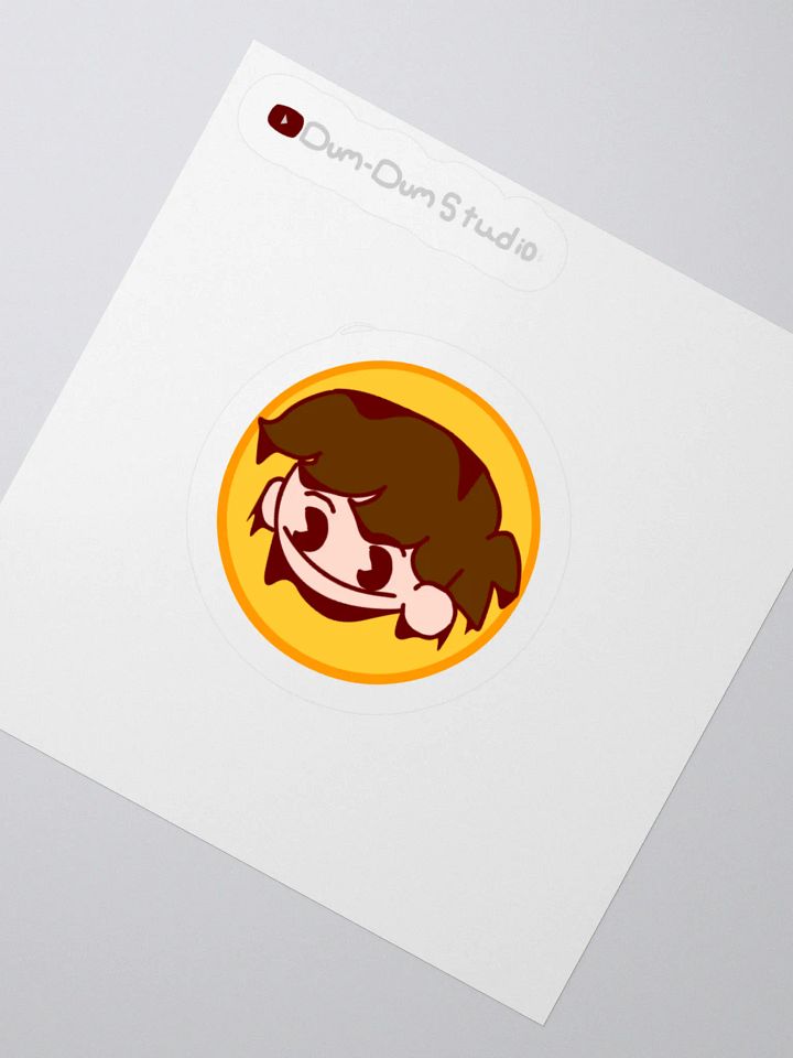 Dum-Dum logo sticker product image (7)