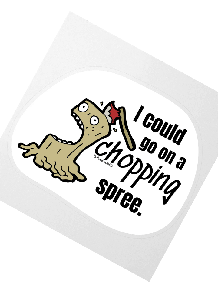 Chopping Spree Black - Sticker product image (5)