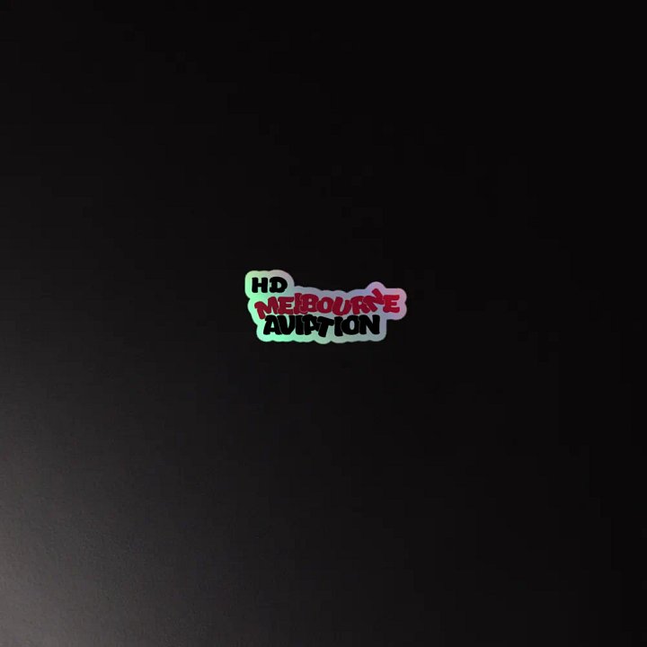HD Melbourne Aviation Holographic Sticker product image (4)