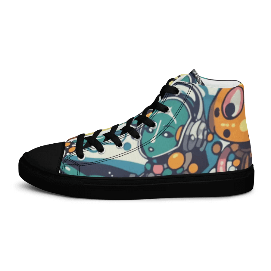 Custom Art High Top Canvas Shoes product image (9)