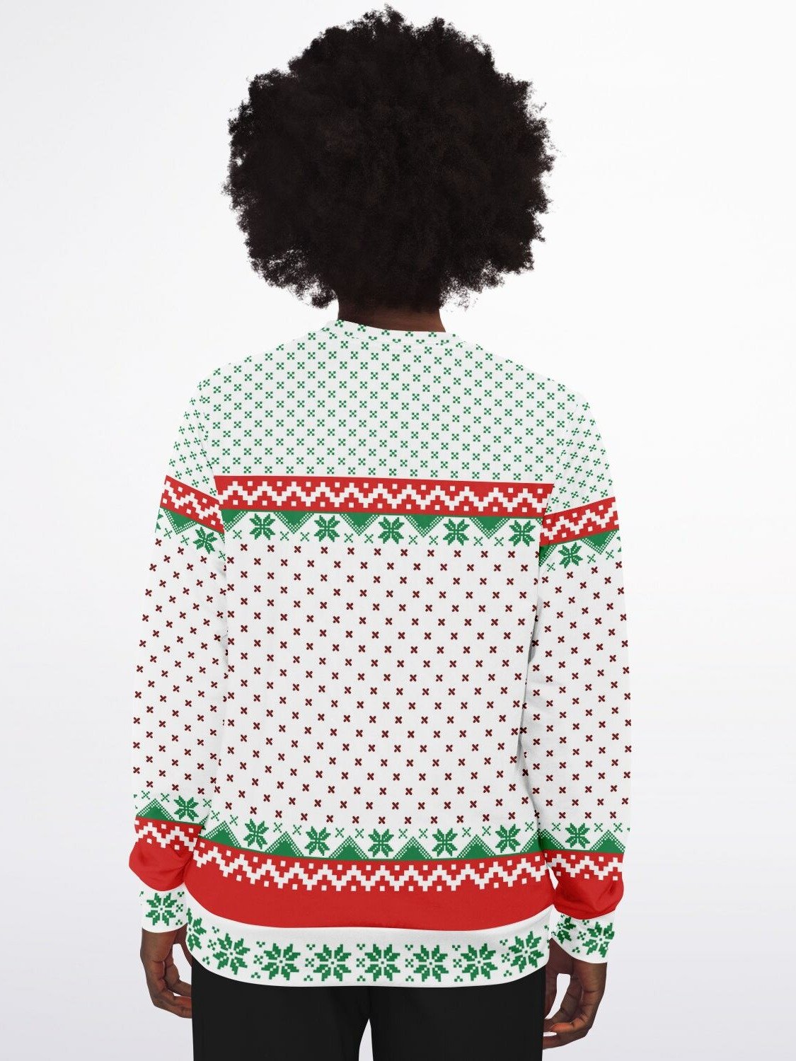 "I'll Be Fit For Christmas" Sweatshirt | Funny Gym Kettlebell Holiday Sweater | Fitness Lover Christmas Party Outfit product image (6)