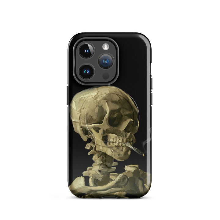 Smoking Skeleton iPhone® MagSafe® Tough Case product image (2)