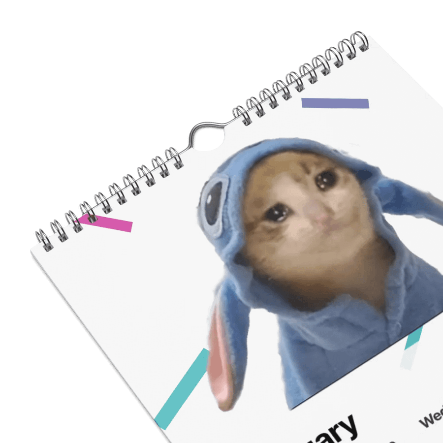 Wall Calendar (2024): Meme Cats product image (9)