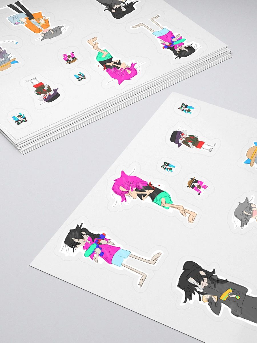 Moon Savers Hampan and Ray stickers July product image (4)