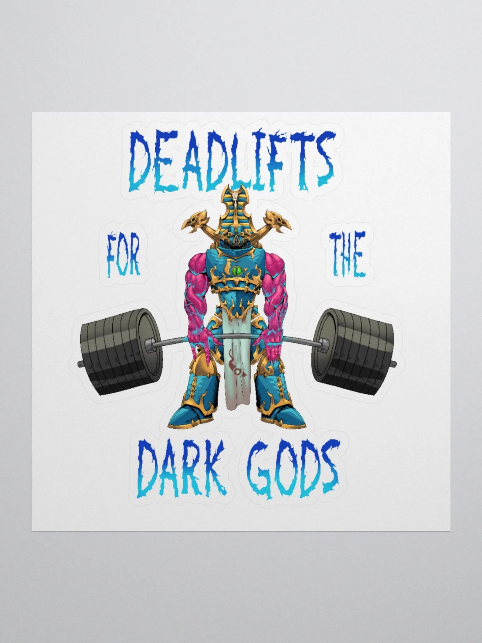 Deadlifts For The Dark Gods - Rubric Marine Sticker product image (2)