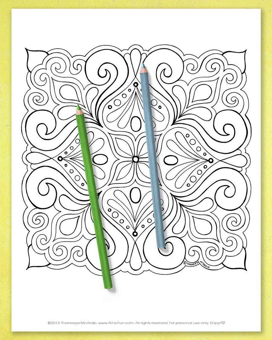 Abstract Coloring Pages product image (7)