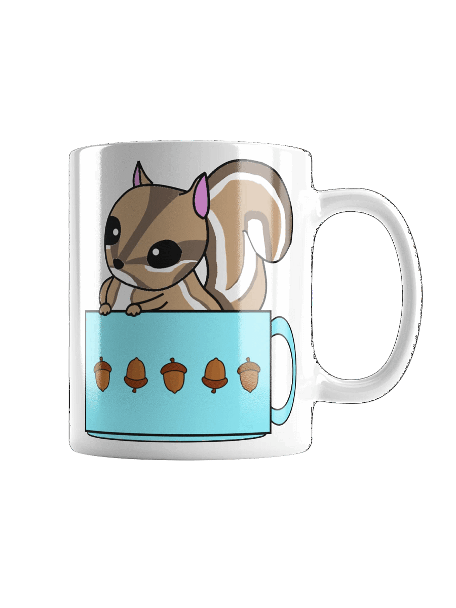 Hazelnut the Chipmunk sitting in a cup on a cup product image (1)