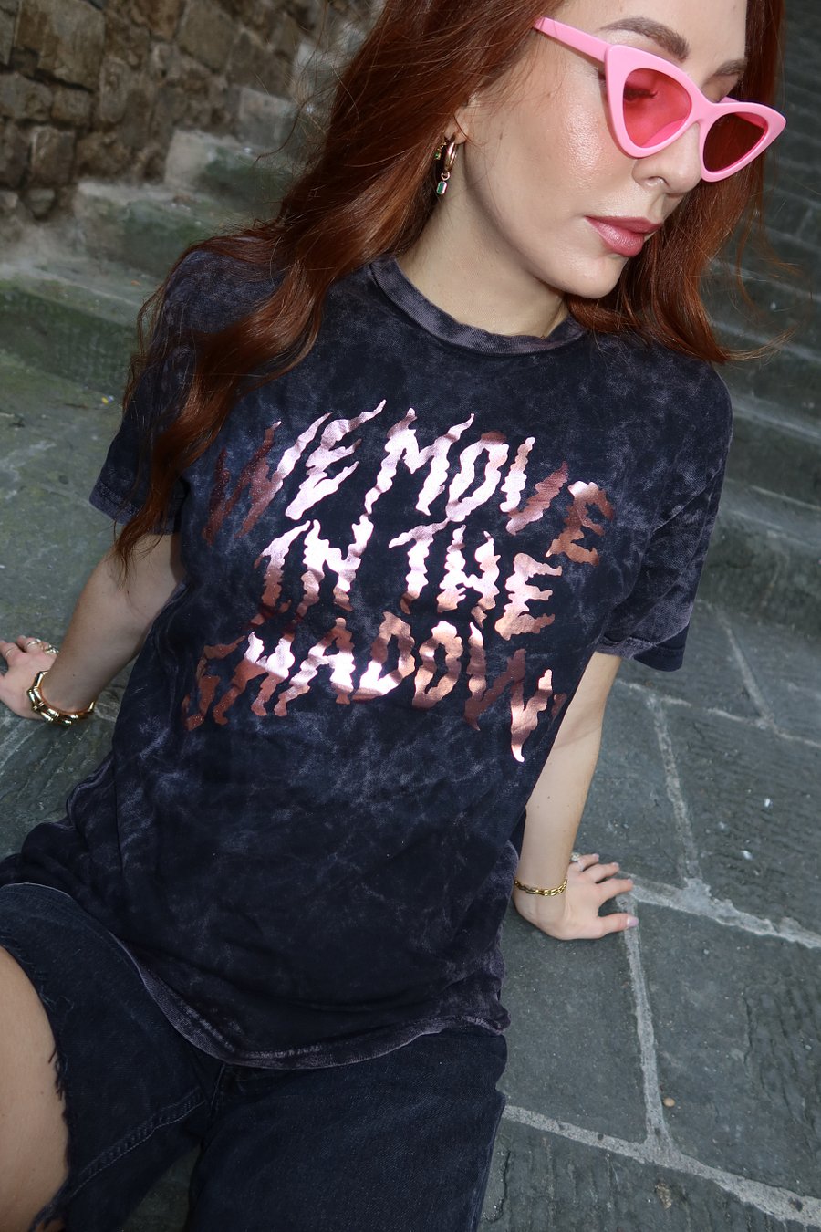 We Move In The Shadows Metallic Foil Tee product image (3)
