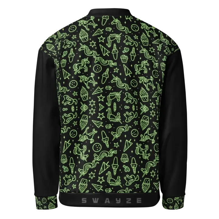 Unicorn Neon Dream Bomber Jacket product image (2)