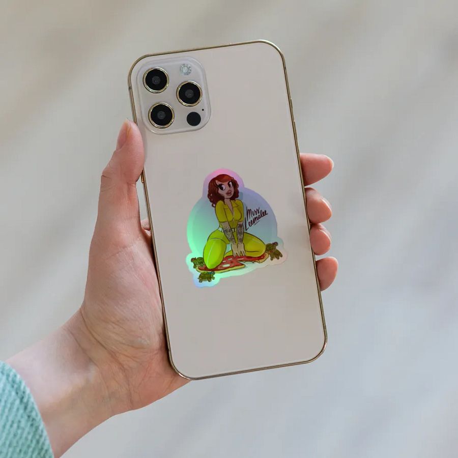 Holographic April Sticker product image (6)