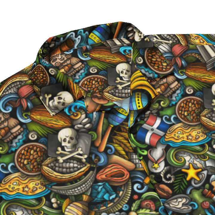 Nautical Skull Adventure Hawaiian Shirt product image (2)