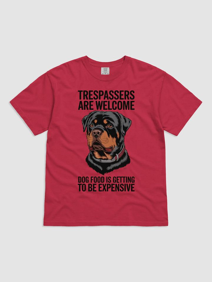 Rottweiler Trespassers Are Welcome Shirt product image (5)