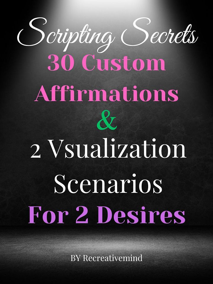 Custom Affirmations and Visualization Scenarios for 2 Desire. product image (1)