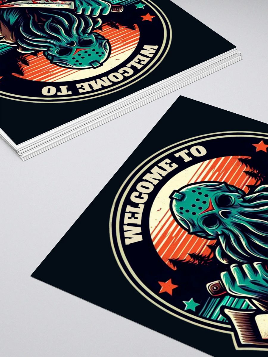 Welcome to Camp Corner Lake Sticker product image (4)