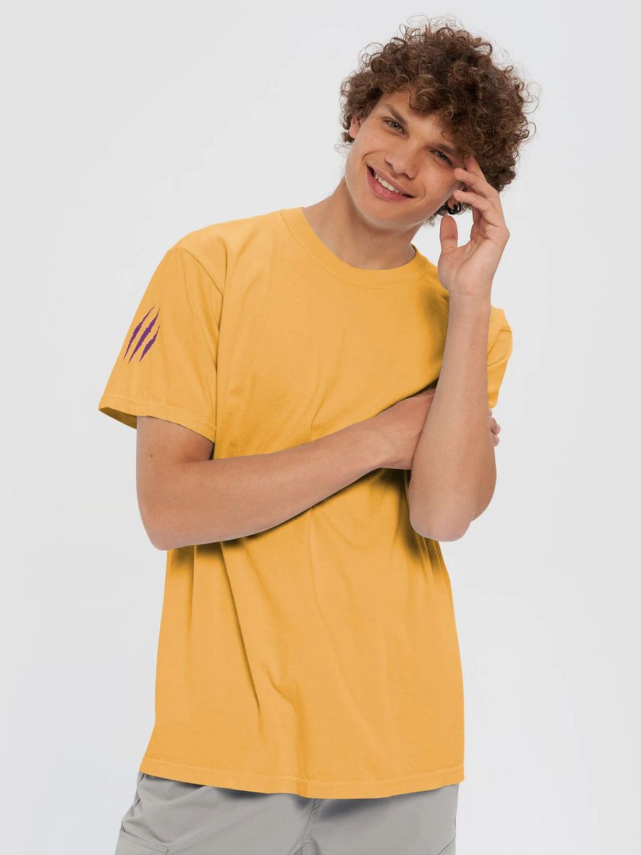 "Scratch Claws" (Purple) Comfort Colors Garment-Dyed Heavyweight T-Shirt product image (3)