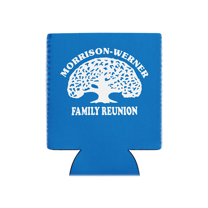 "Morrison-Werner Family Tree" Can Coozie (Blue) product image (1)