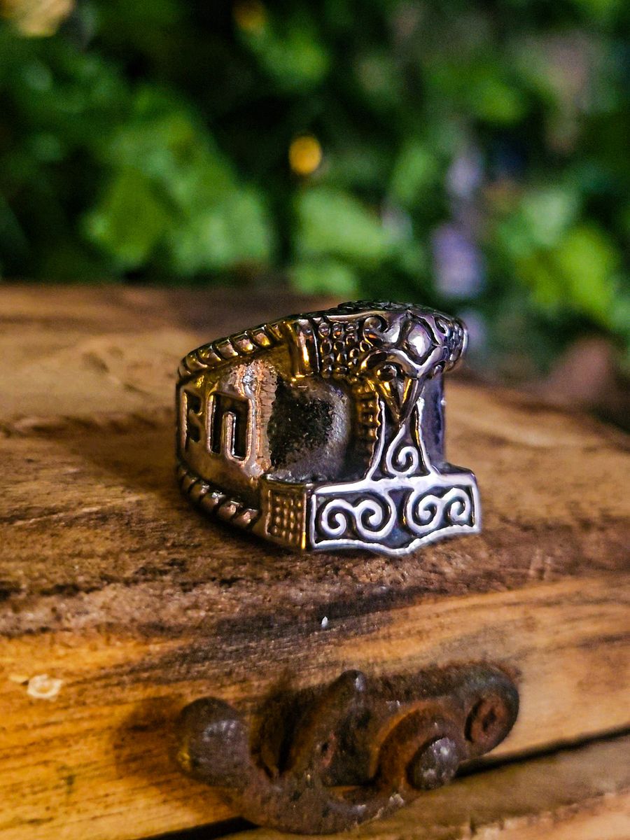The Armored Kingdom Thor's Hammer Thunderstrike Ring Style 1 (Mjolnir) product image (4)