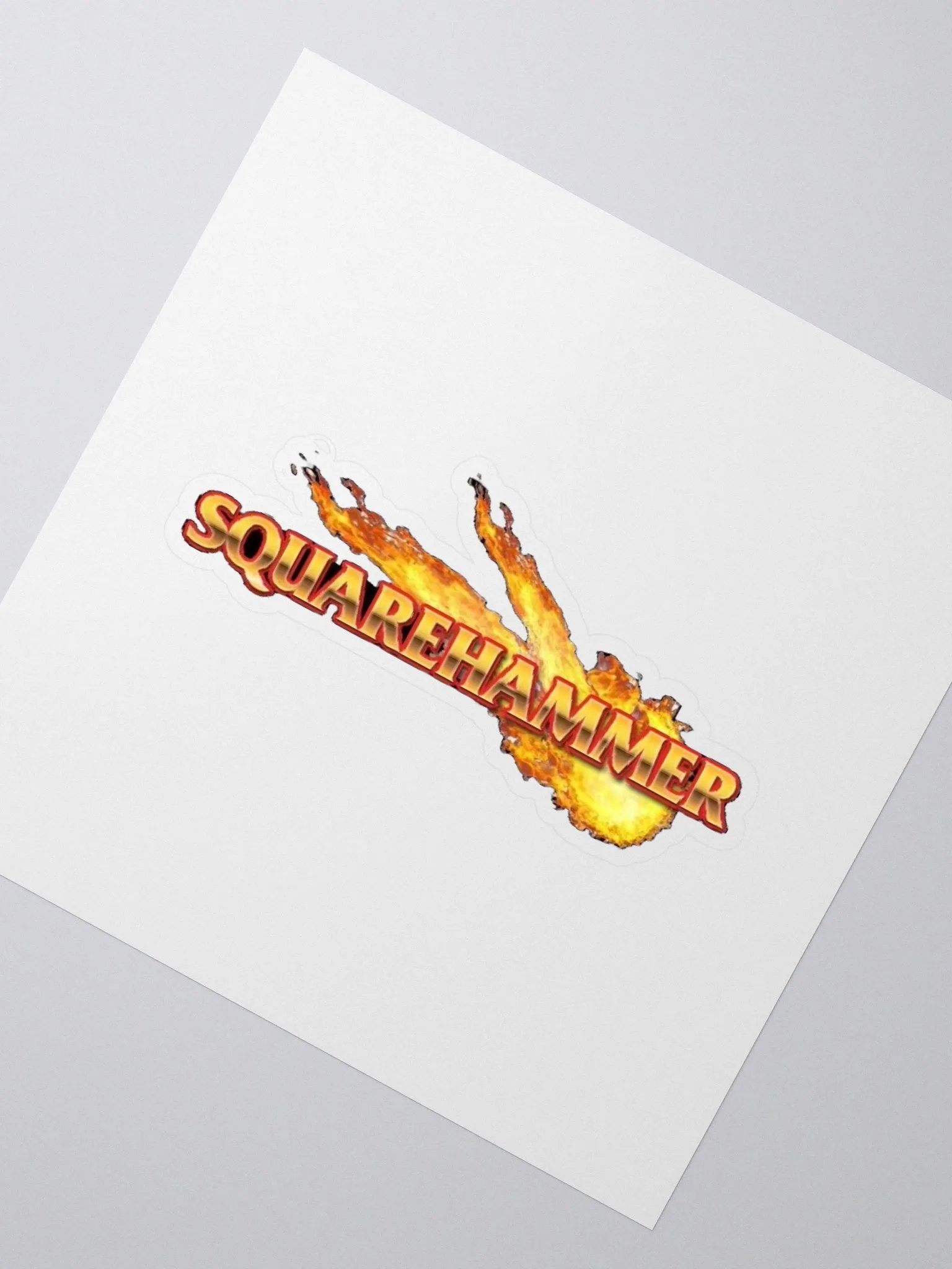 Square Hammer Kiss Cut Sticker product image (2)