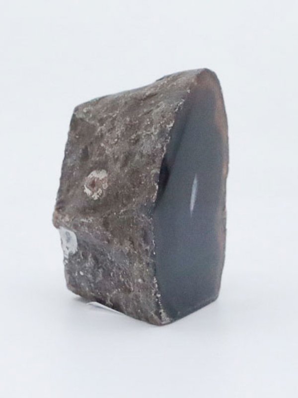 Black Agate Half Geode with Cut Base product image (3)