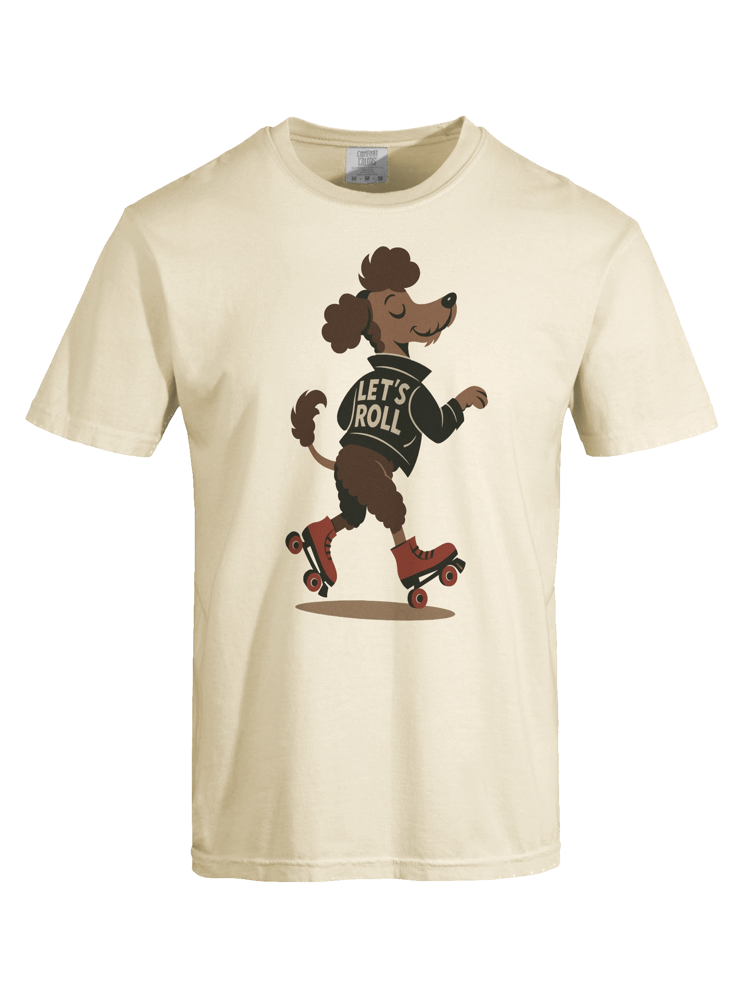Let's Roll Retro Rollerskating Poodle product image (21)