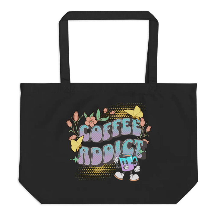 Coffee Addict Mascot Mug Fluttering Tote product image (1)