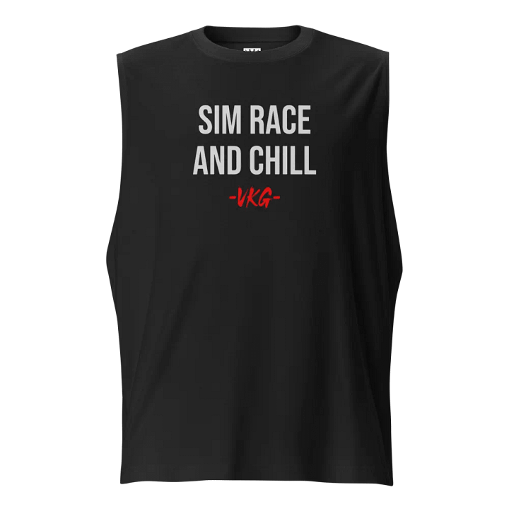 SIM RACE AND CHILL VKG Cut-Off Shirt product image (1)