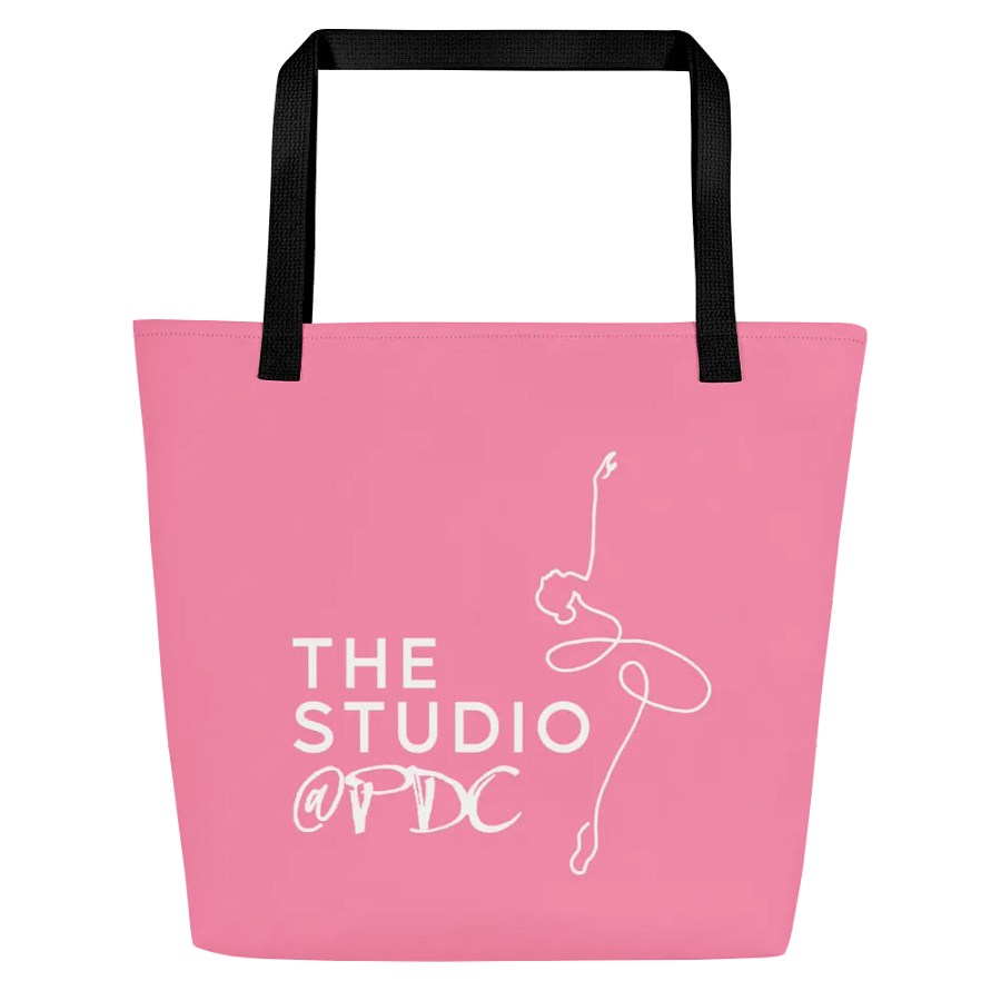 Shoe Bag Tote | Pink with White Logo product image (3)