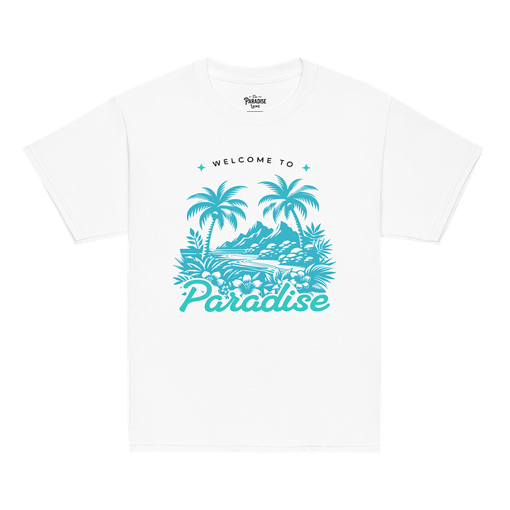 "Welcome to Paradise" Unisex Youth Tee product image (22)