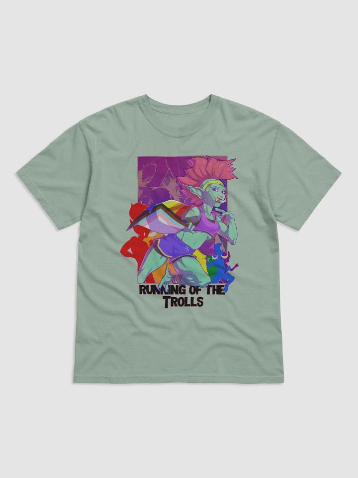 Troll Racer Tshirt Blues and Greens - by Eggu product image (4)