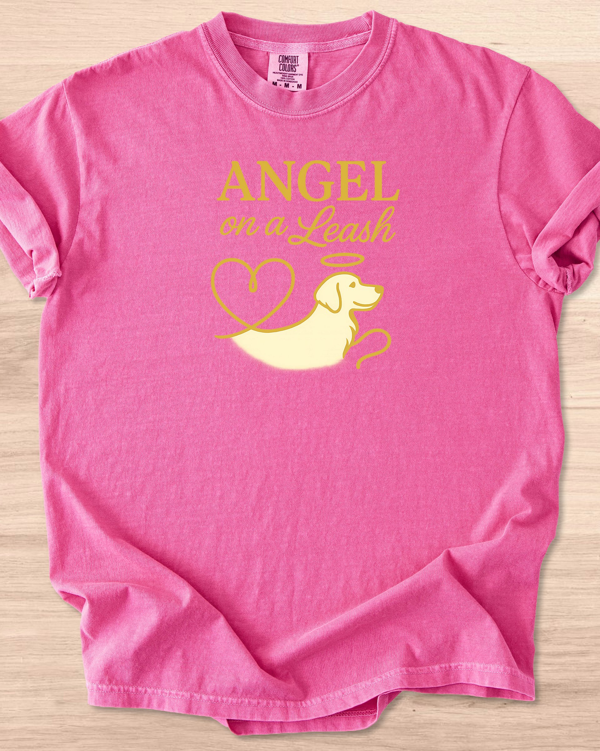 Angel On A Leash (Golden Retriever) Tee product image (29)