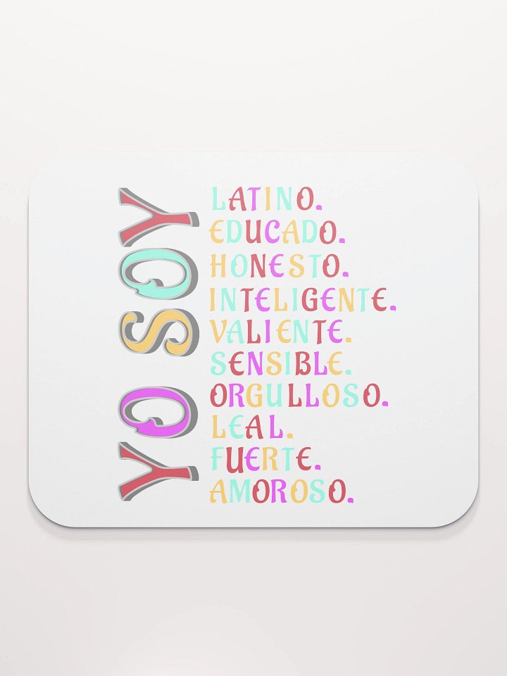 Yo Soy I Am Latino Pride Mouse Pad product image (2)