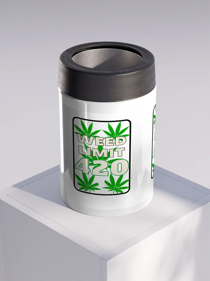 Weed Limit Steel Koozie product image (1)