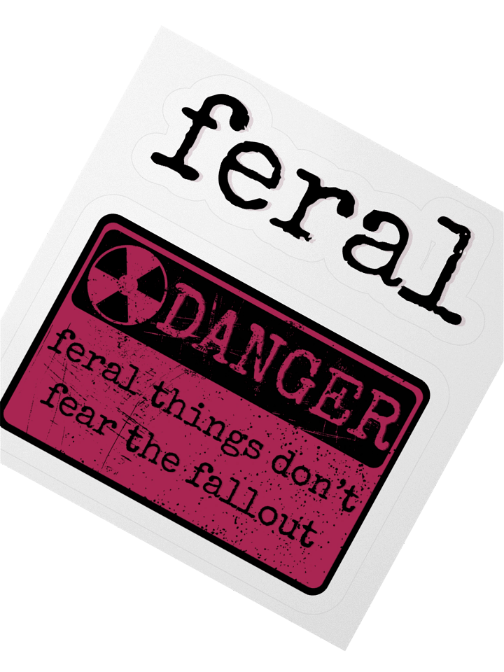 feral things Kiss-Cut Stickers product image (4)
