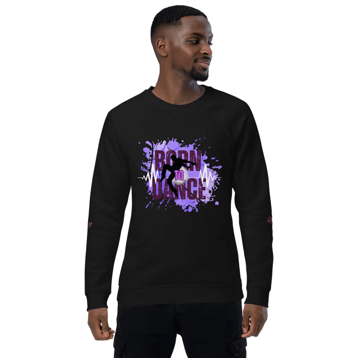 Energize Born to Dance His Silhouette Organic Sweatshirt product image (1)
