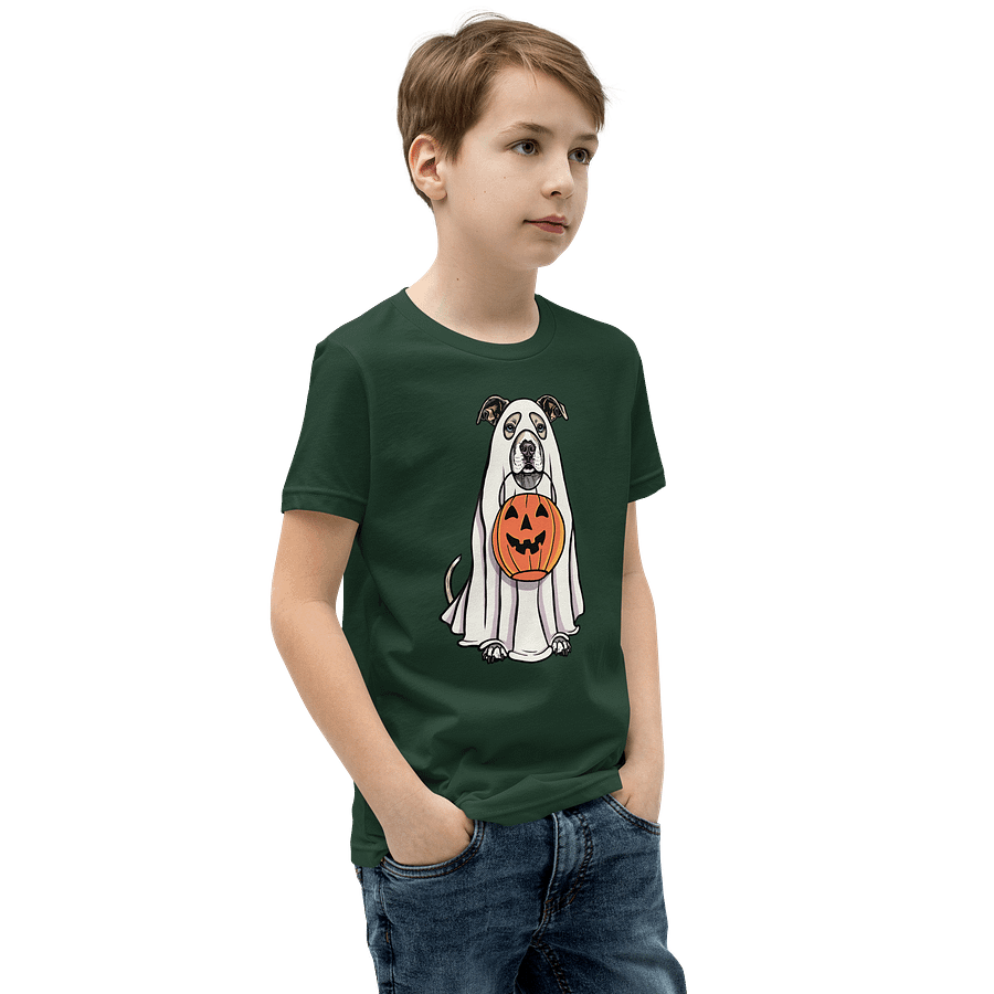 Halloween American Pitbull Terrier(Fawn & White) Youth T-Shirt product image (10)